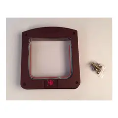 EDWINAYY - Puerta Exterior Peque?a Para Gato Perro Mascota Gato