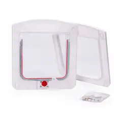 EDWINAYY - Puerta Exterior Peque?a Para Gato Perro Mascota Gato