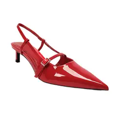 BLWOENS - Sandalia Formal Mujer - Rojo