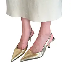 BLWOENS - Sandalia Formal Mujer - Dorado