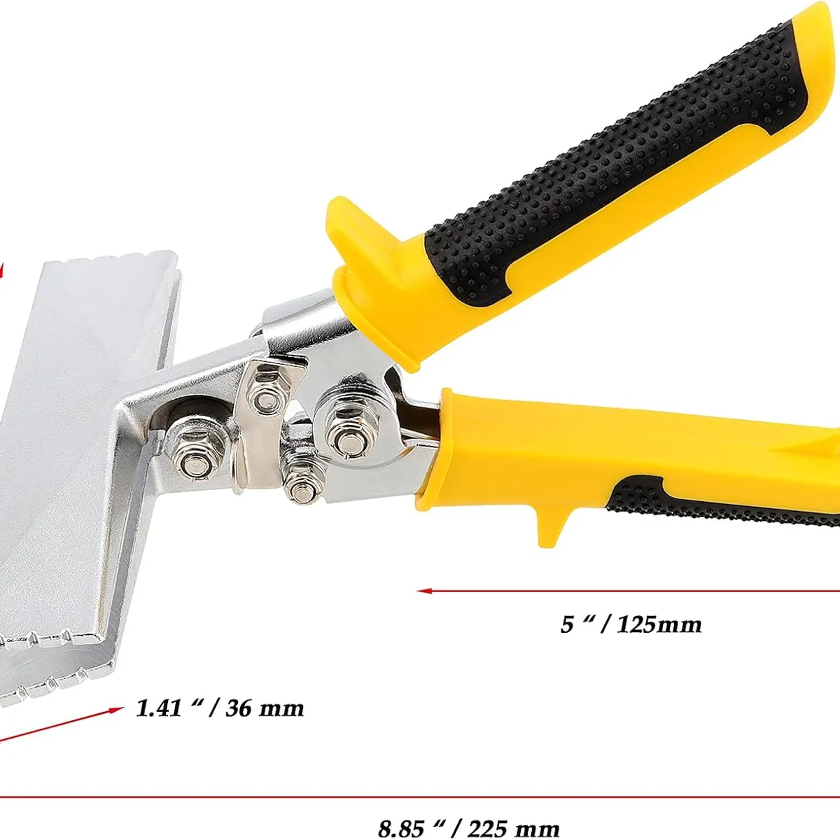 KUANGYE - Alicate 6 Pulgadas Pinza Dobladora Lámina Chapa Metal