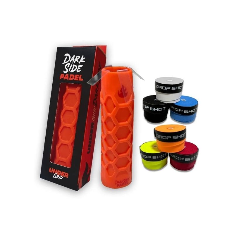 GENERICO - Grip Pala Padel + Overgrip + Tira Instalación Accesorio Azar