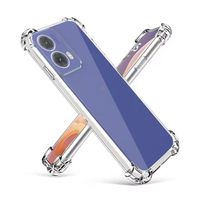 Carcasas Transparente Reforzado Para Motorola G85