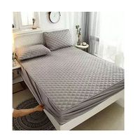 CubreColchon Protector 100% Impermeable Color Gris de Una Plaza