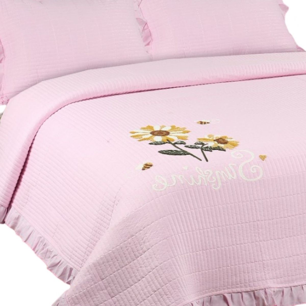GENERICO - Cubrecama Quilt 2 Plazas - Primavera Verano B1