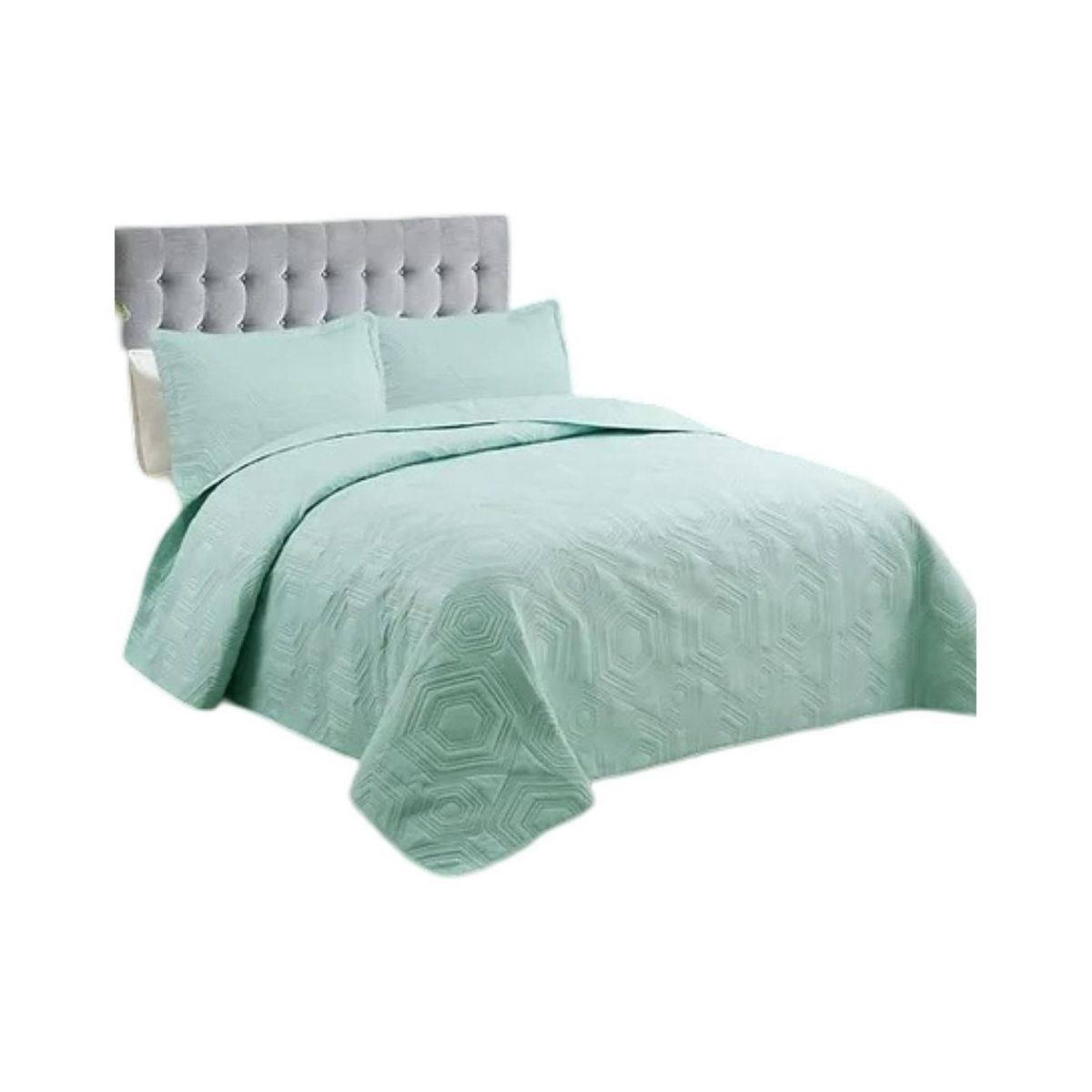 GENERICO - Cubrecama Quilt 2 Plazas Verano - Ligero y Suave E2