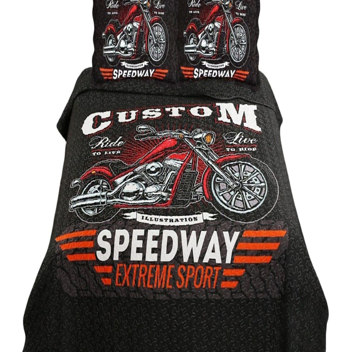 GENERICO - Quilt 2 Plazas Diseño - Cubrecama Primavera Verano C11