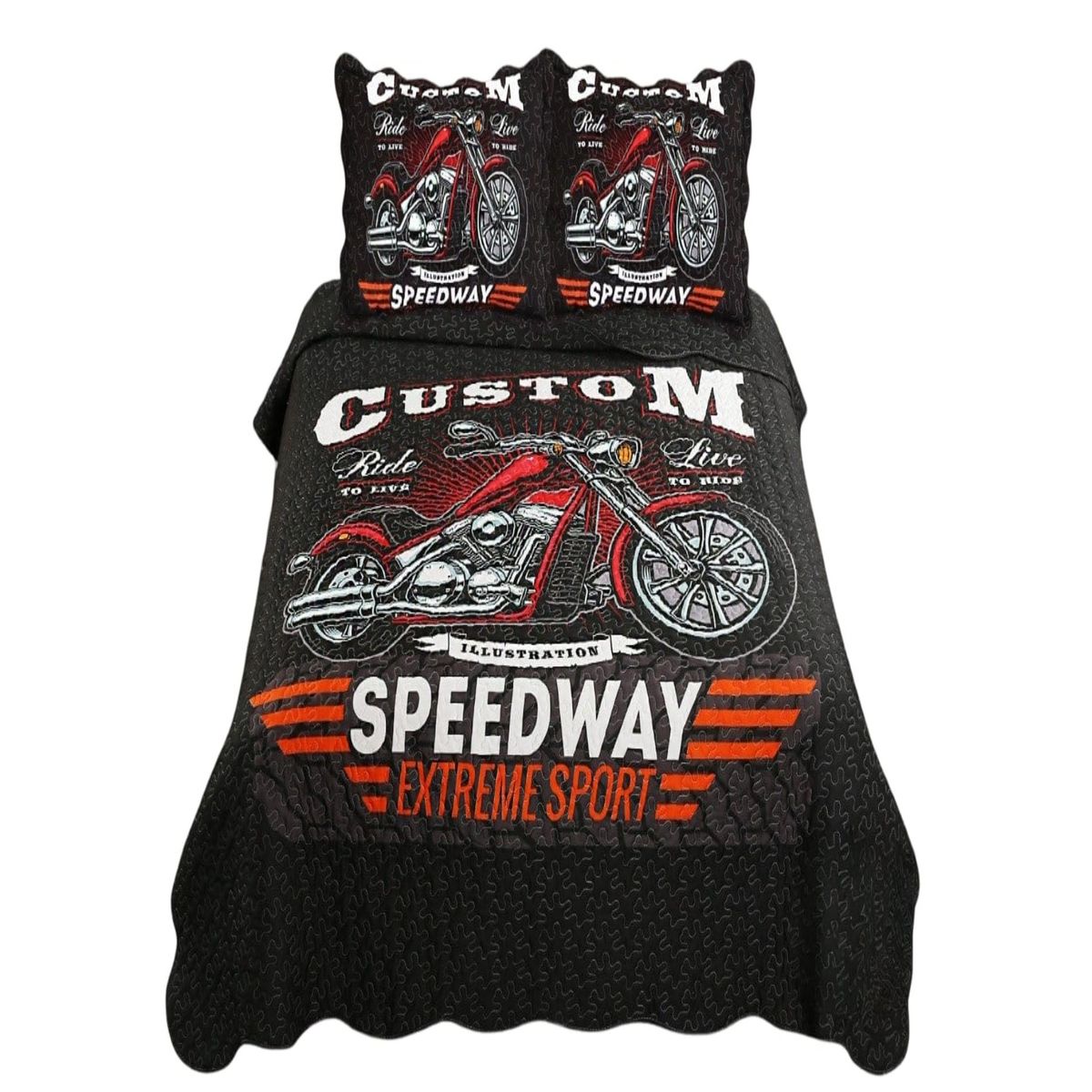 GENERICO - Quilt 2 Plazas Diseño - Cubrecama Primavera Verano C11