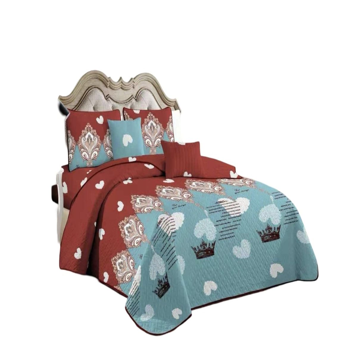 GENERICO - Quilt 2 Plazas Diseño - Cubrecama Primavera Verano C3