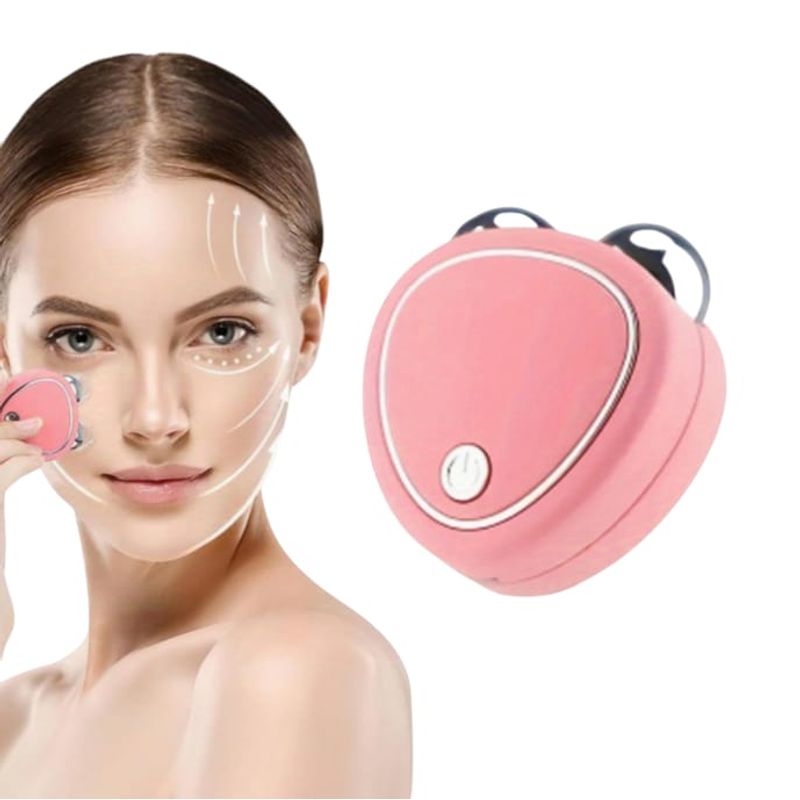 GENERICO - Masajeador Facial Microcorriente Antiarrugas y Lifting Rosa