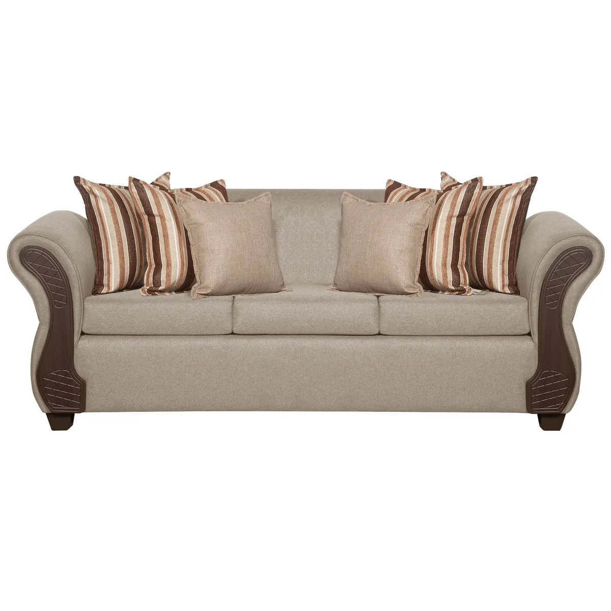 RUZAM MOBEL - SOFA 3 CUERPOS MARSELLA BEIGE