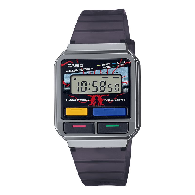 CASIO - Reloj Casio Digital Unisex Stranger Things A120WEST-1A - Plateado