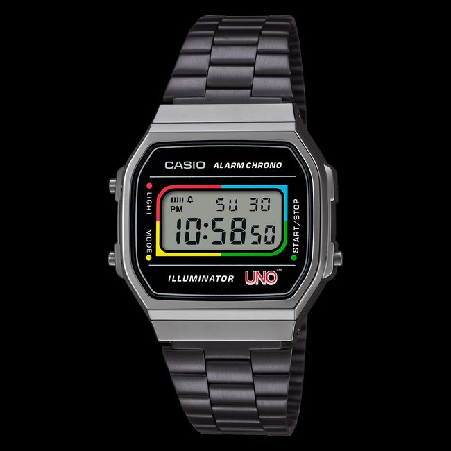 CASIO - Reloj Casio Digital Unisex Uno A-168WEUC-1A - Plateado