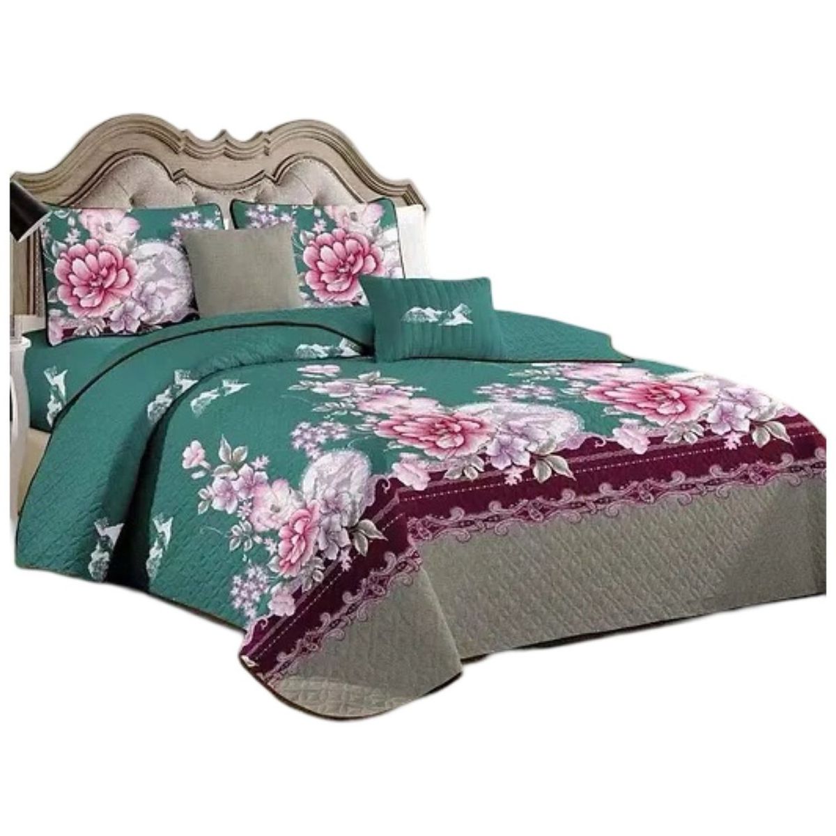 GENERICO - Cubrecama Quilt 2 Plazas Verano - Ligero y Suave E17