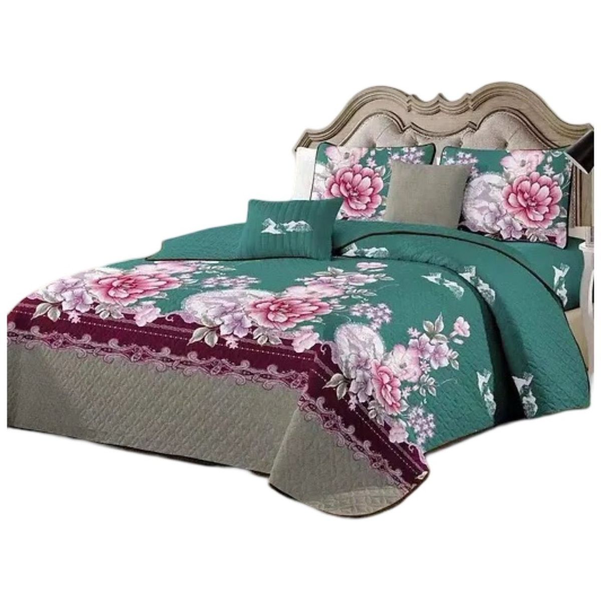 GENERICO - Cubrecama Quilt 2 Plazas Verano - Ligero y Suave E17