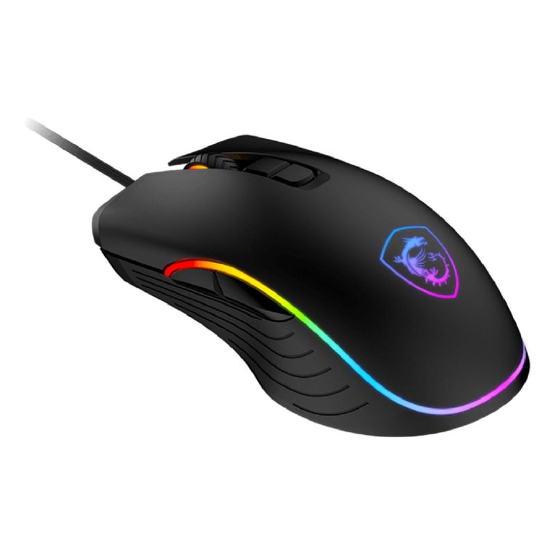 MSI - Mouse Gamer Msi Forge Gm300, Led Rgb - 5 Botones - 7200 Dpi