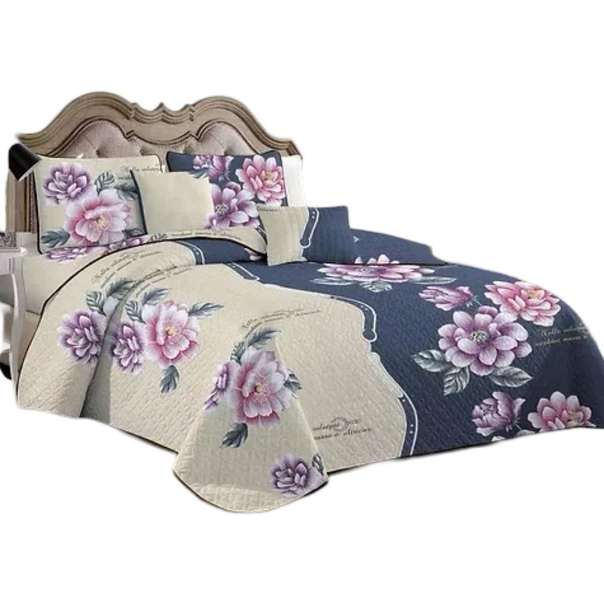 GENERICO - Cubrecama Quilt 2 Plazas Verano - Ligero y Suave E15