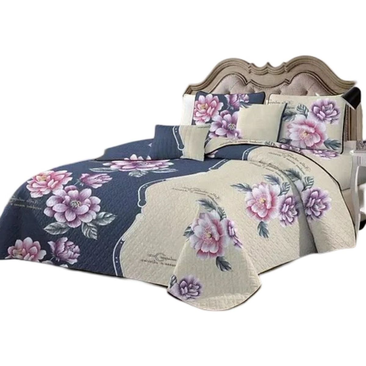 GENERICO - Cubrecama Quilt 2 Plazas Verano - Ligero y Suave E15