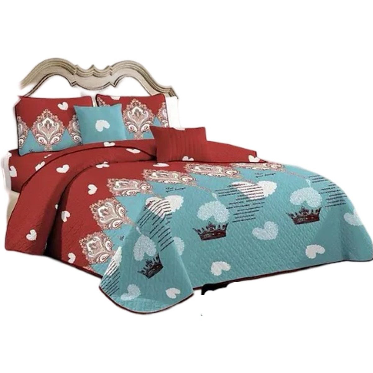 GENERICO - Cubrecama Quilt 2 Plazas Verano - Ligero y Suave E14