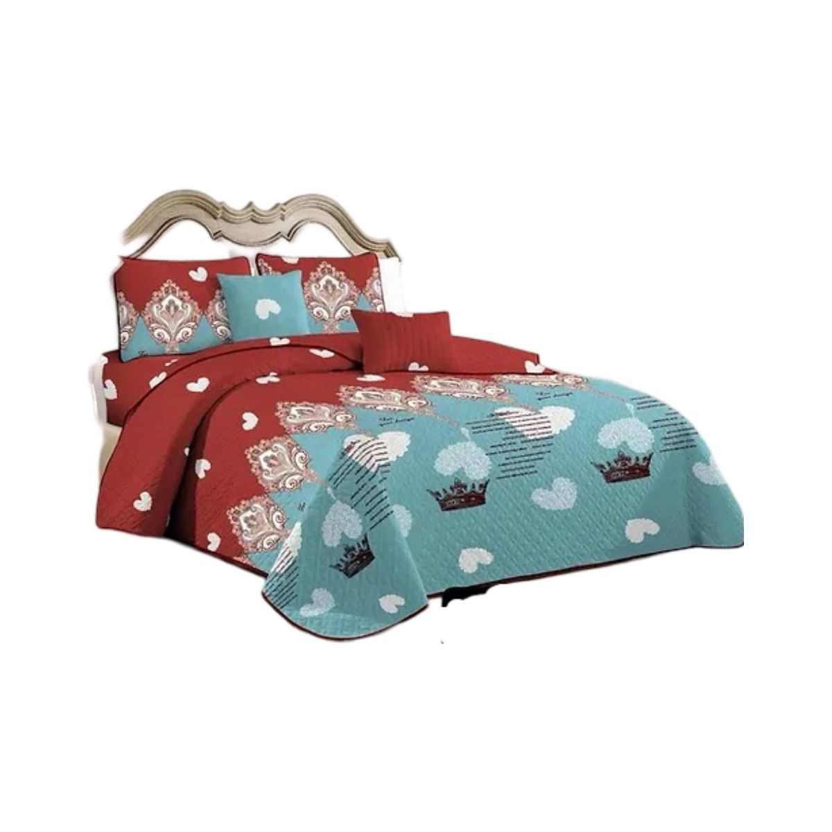 GENERICO - Cubrecama Quilt 2 Plazas Verano - Ligero y Suave E14