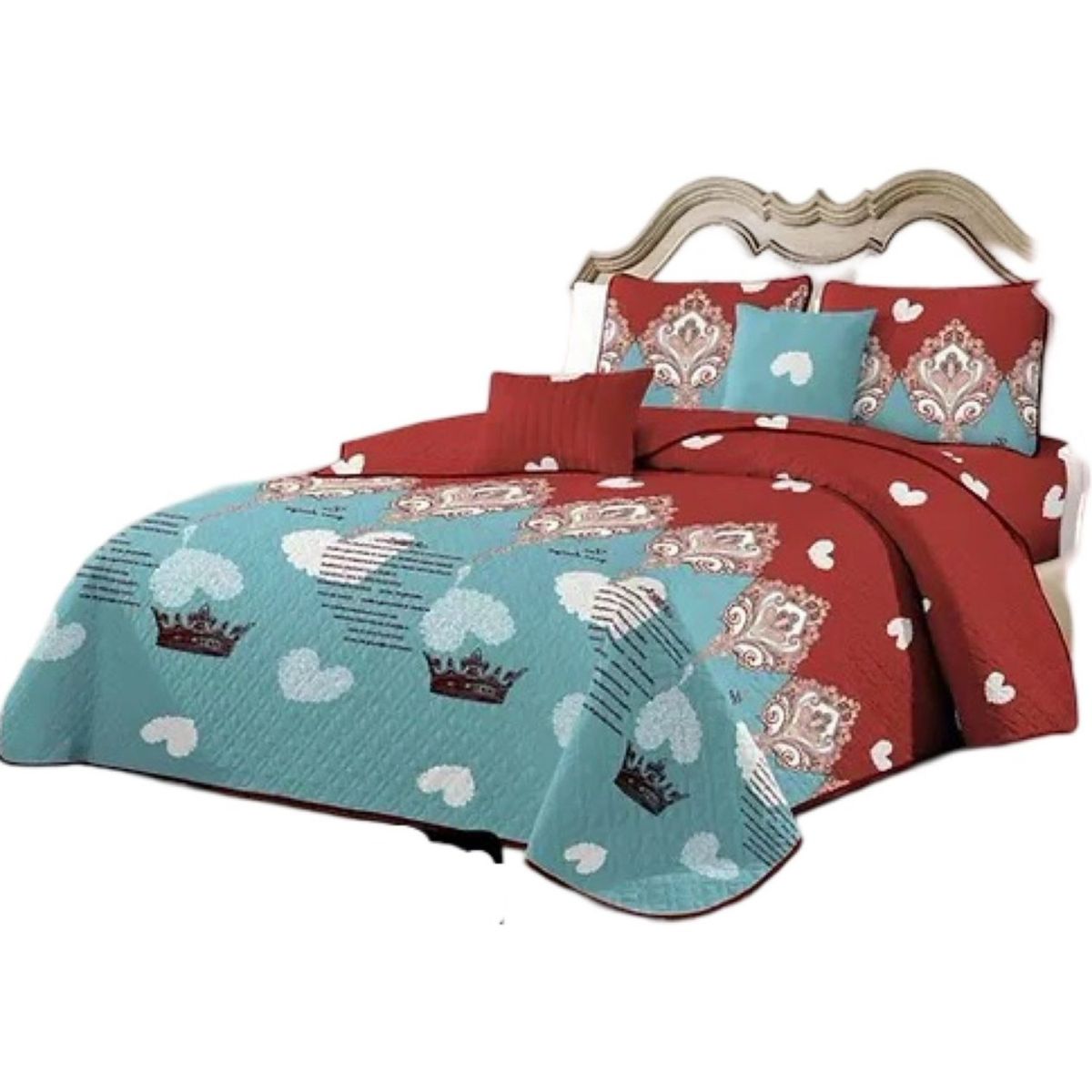 GENERICO - Cubrecama Quilt 2 Plazas Verano - Ligero y Suave E14