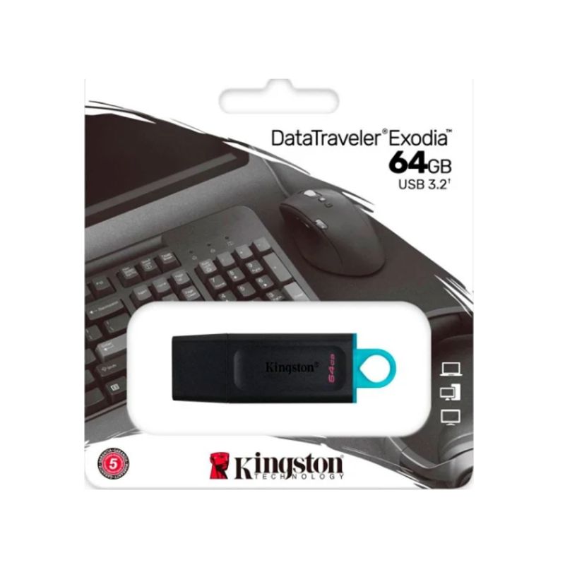 FACTORYTECH - Pendrive 64GB USB 32 DataTraveler Exodia Kingston
