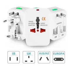 FACTORYTECH - Adaptador Enchufe de Viaje 931L