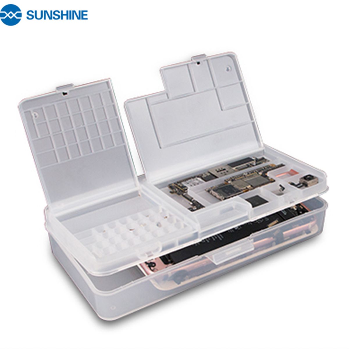 FACTORYTECH - Caja Almacenamiento Reparación Celulares Smartphones Goforit