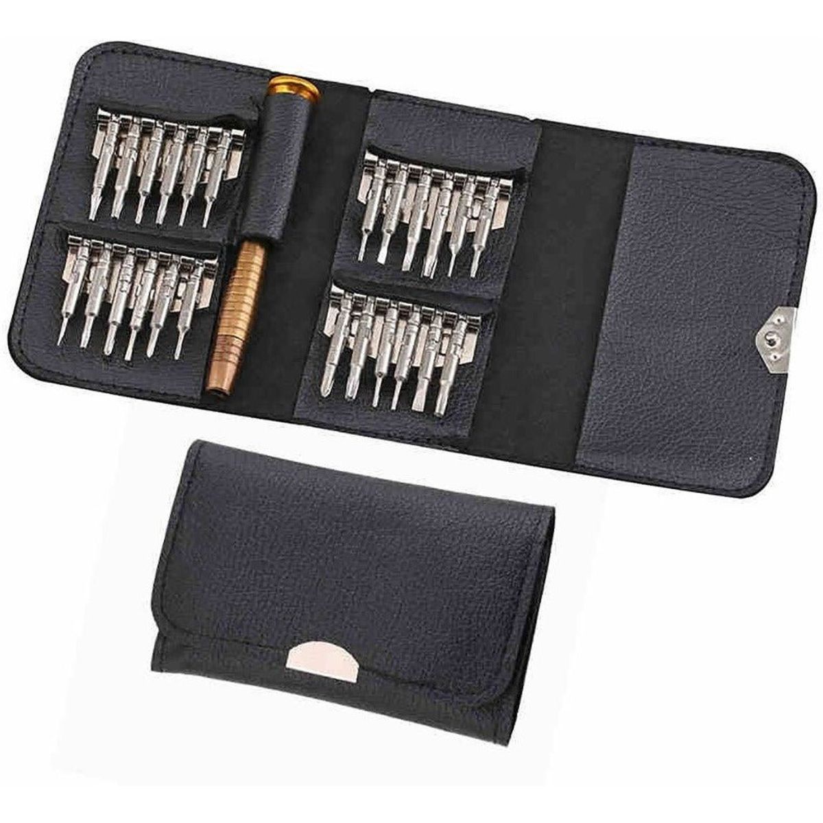 FACTORYTECH - Kit Destornillador Bolsillo 25 en 1 Notebook Macbook Goforit