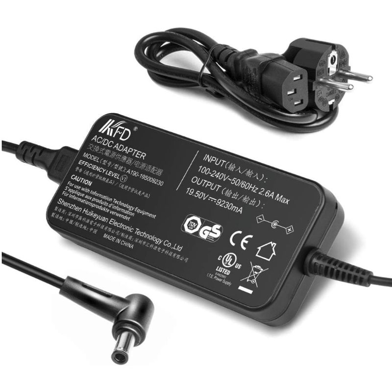 FACTORYTECH - Cargador Para Notebook Asus Rog 195V 923A 180W 60x37mm