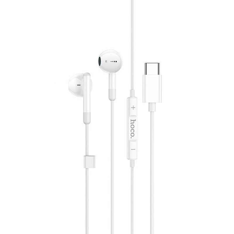 FACTORYTECH - Audifonos Cableados Hoco M93 Joy In Ear Tipo C Blanco