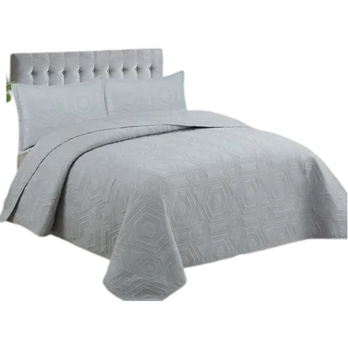 GENERICO - Cubrecama Quilt 2 Plazas Verano - Ligero y Suave E5