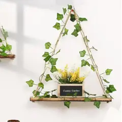 FACTORYTECH - Repisa de Madera con Luz LED Plantas FactoryHome