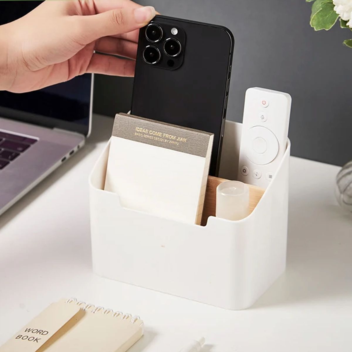 FACTORYTECH - Organizador Escritorio Blanco FactoryHome