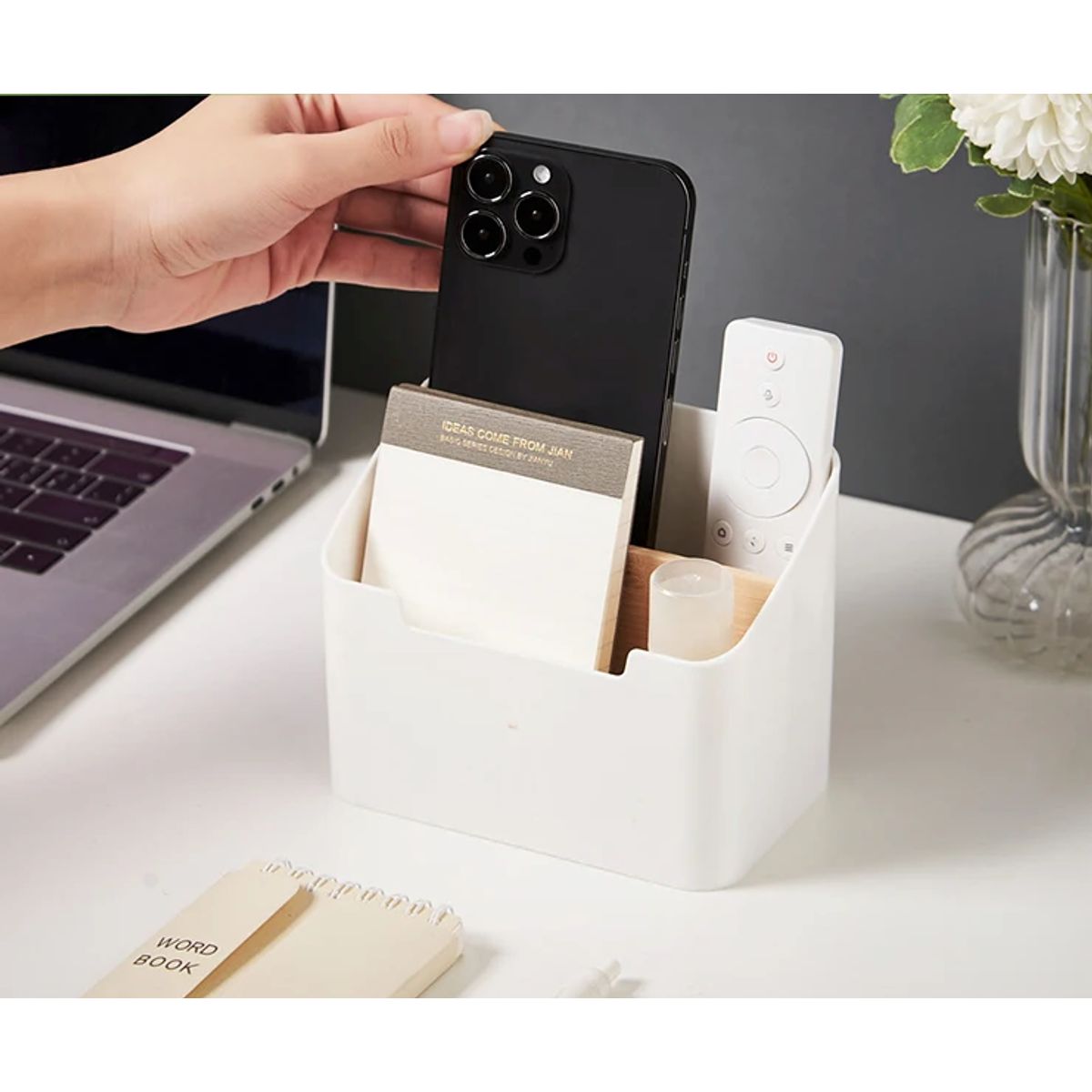 FACTORYTECH - Organizador Escritorio Blanco FactoryHome