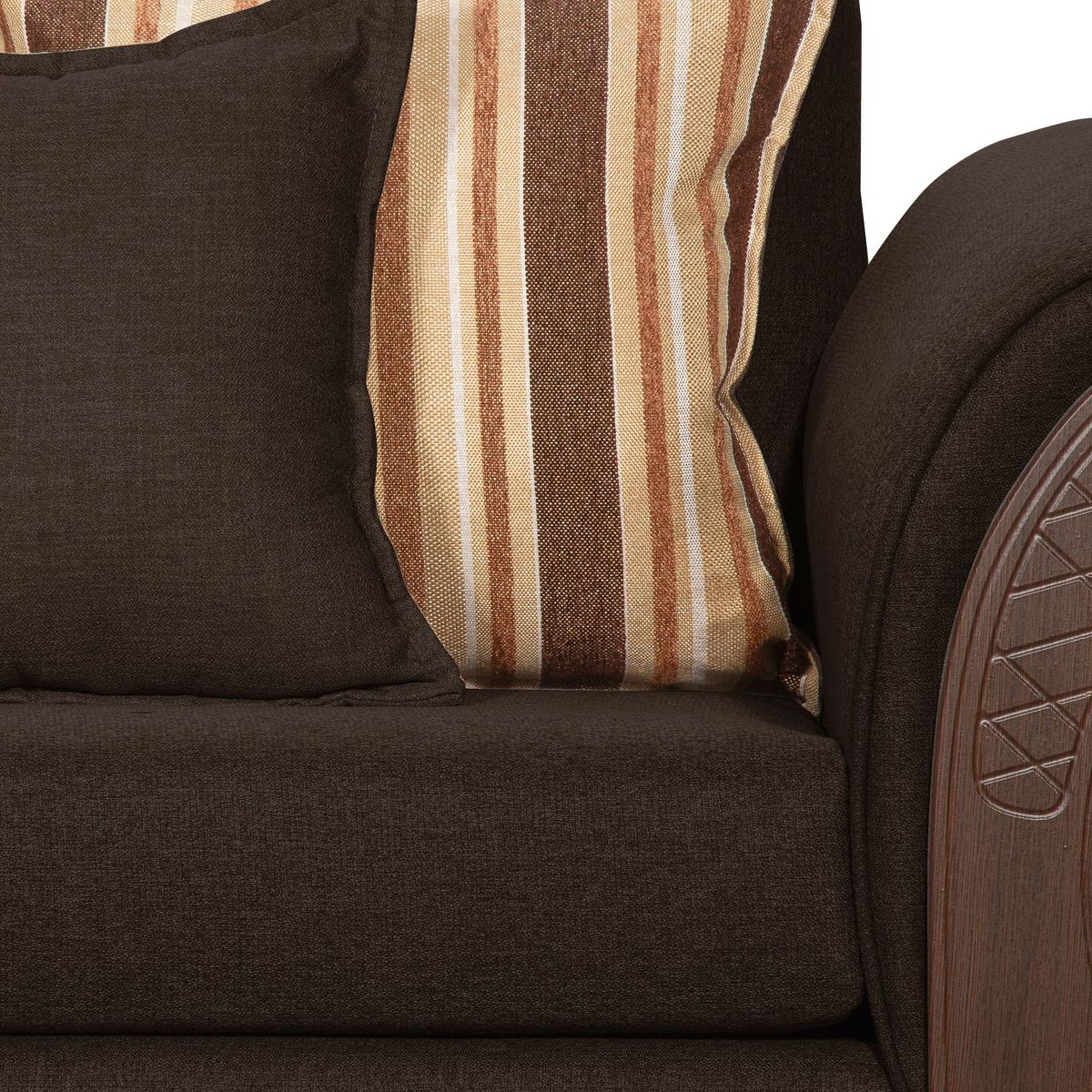 RUZAM MOBEL - SOFÁ 3 CUERPOS MARSELLA CAFÉ