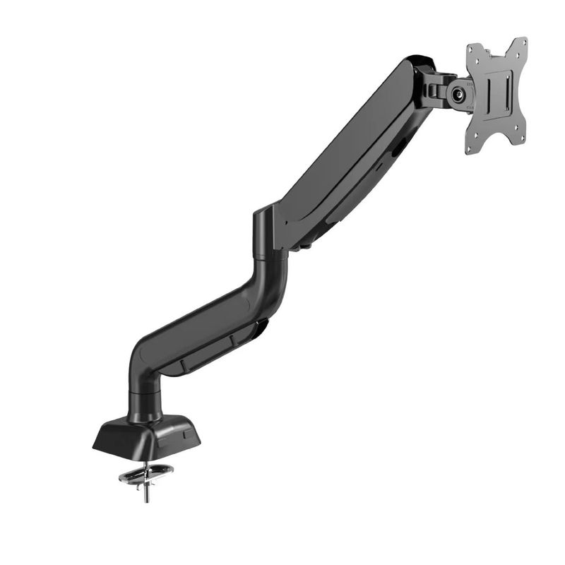 FACTORYTECH - Soporte Brazo Monitor Regulable Neumatico 13 a 27 Pulgadas