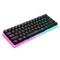 REDRAGON - Teclado Gamer Gigante 60% Alien K605 59cm/20cm/6cm