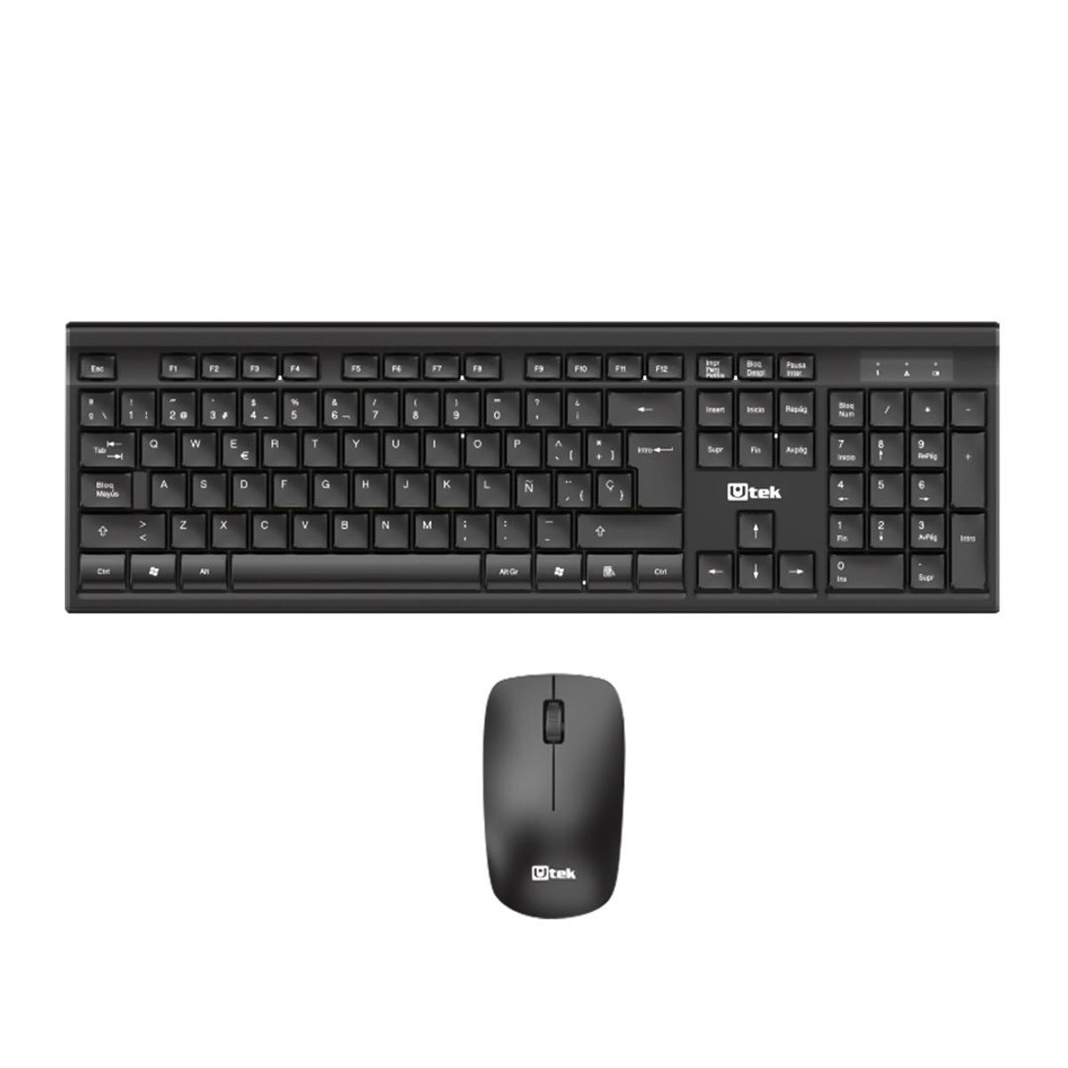 FACTORYTECH - Kit Teclado y Mouse Inalambrico Español UT-KTD450W