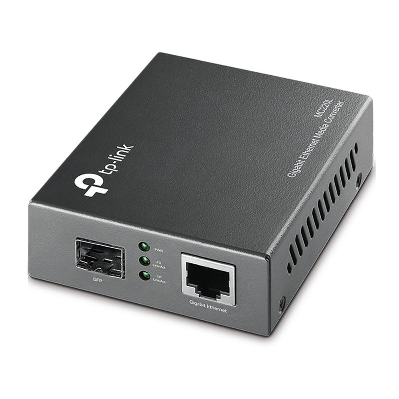 TP LINK - Conversor de medios SFP Gigabit Ethernet Omada MC220L