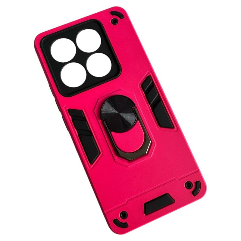 GENERICO - Carcasa Para Xiaomi 14t Pro 5g Anti Golpes Anillo Fucsia