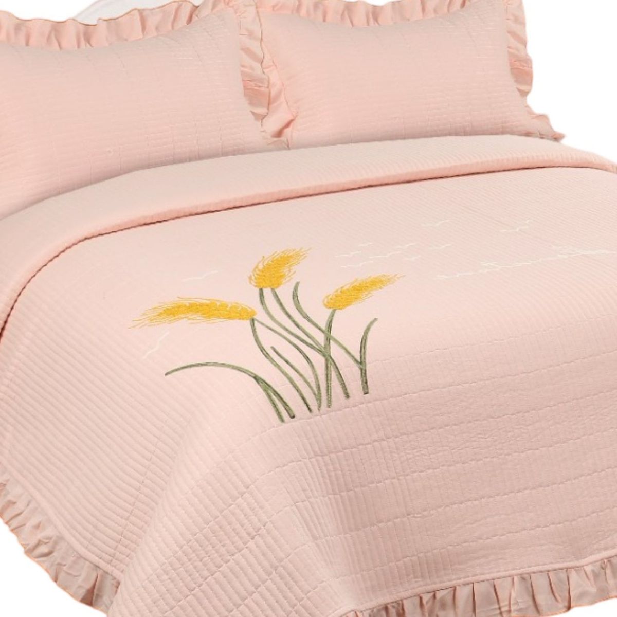 GENERICO - Cubrecama Quilt 2 Plazas - Primavera Verano B2