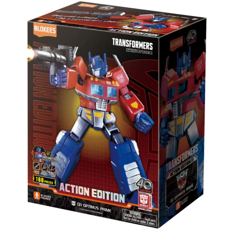 TRANSFORMERS - Transformers G1 Optimus Prime Action Edition - Model Kit - Blokees