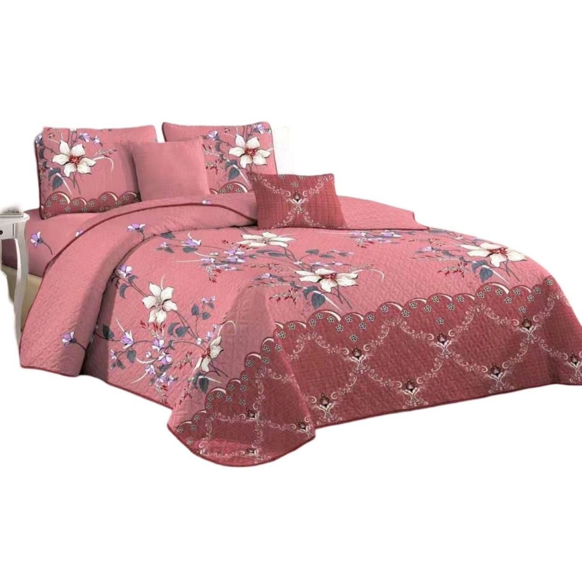 GENERICO - Quilt Reversible de Verano - Diseño Fresco D5