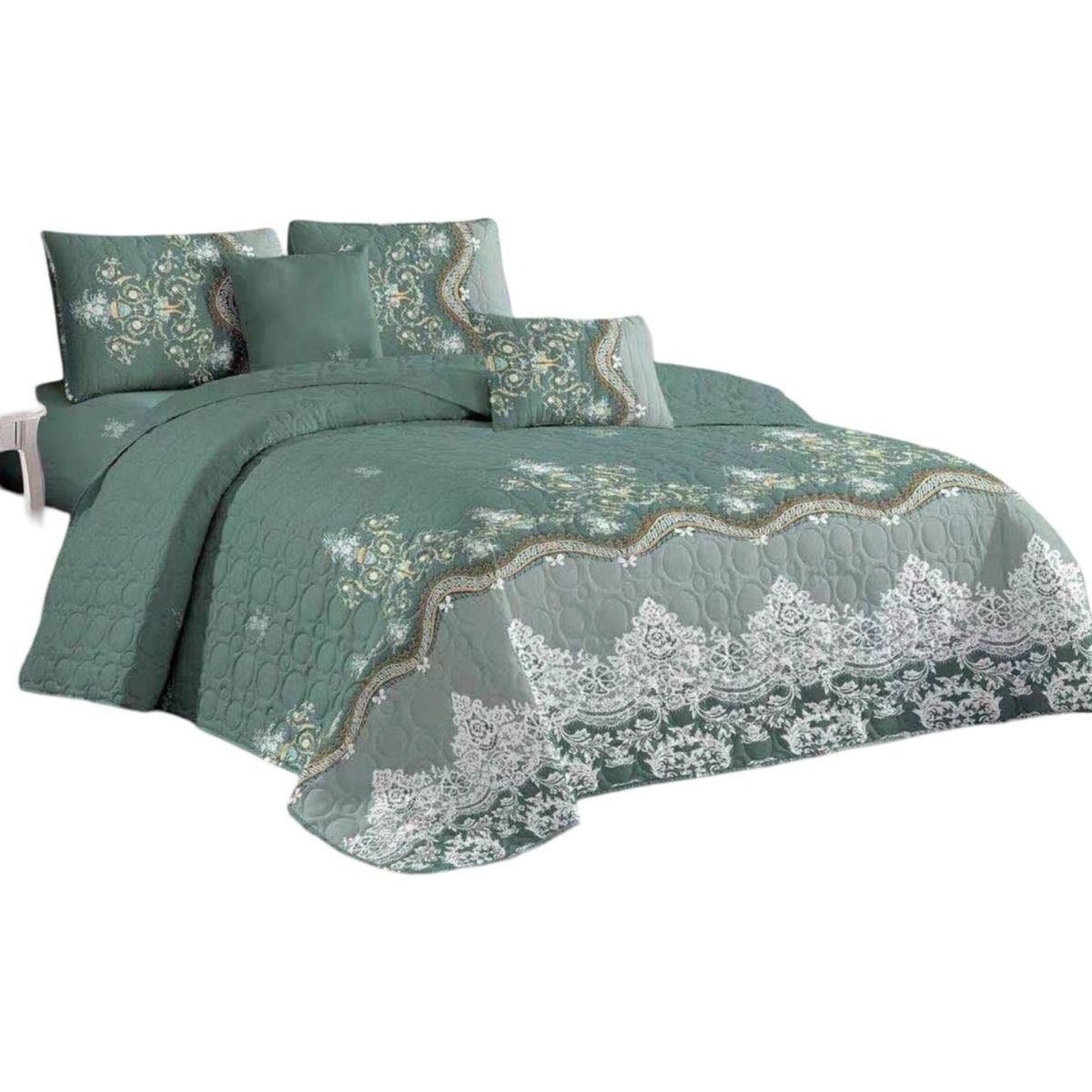 GENERICO - Quilt Reversible de Verano - Diseño Fresco D6