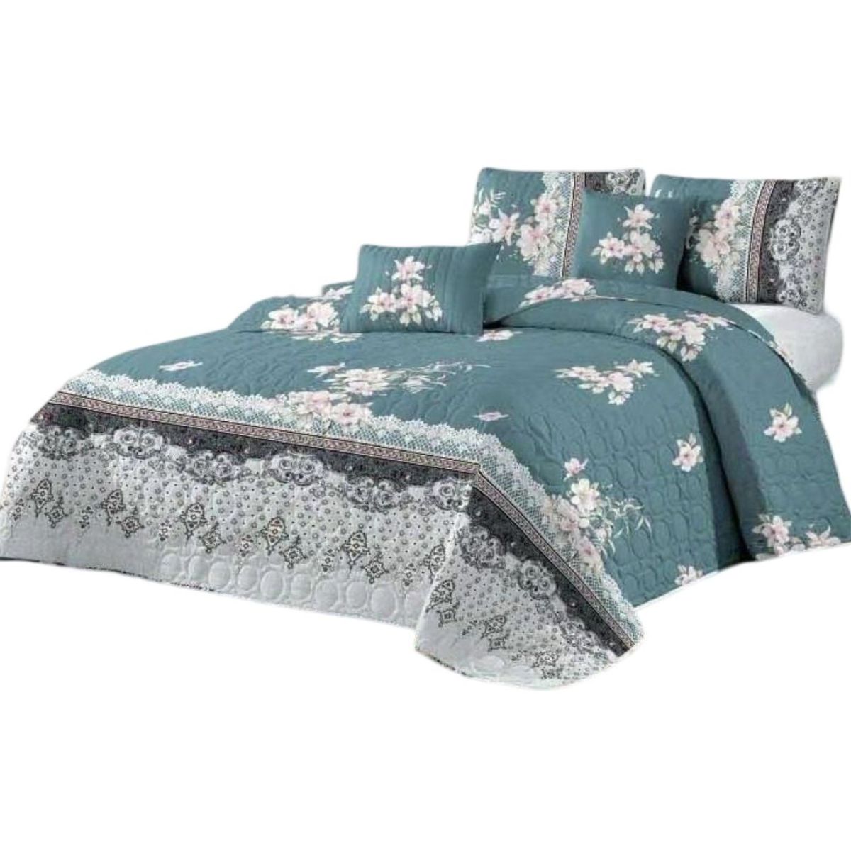 GENERICO - Quilt Reversible de Verano - Diseño Fresco D22