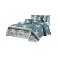 GENERICO - Quilt Reversible de Verano - Diseño Fresco D22_.