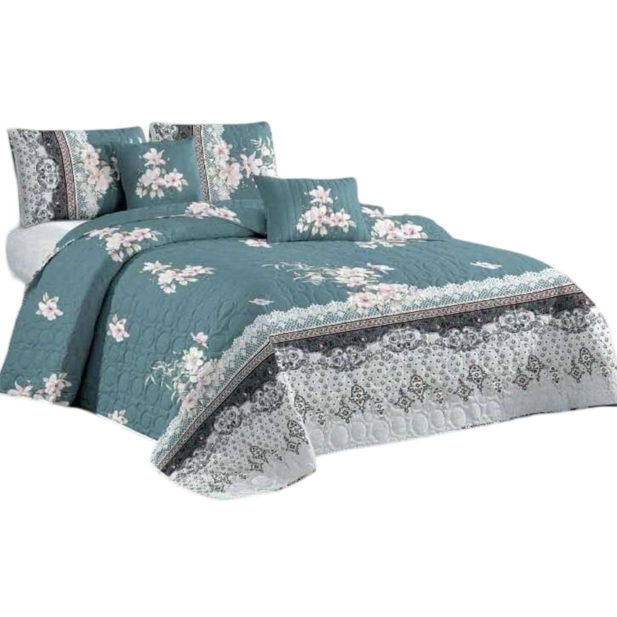 GENERICO - Quilt Reversible de Verano - Diseño Fresco D22