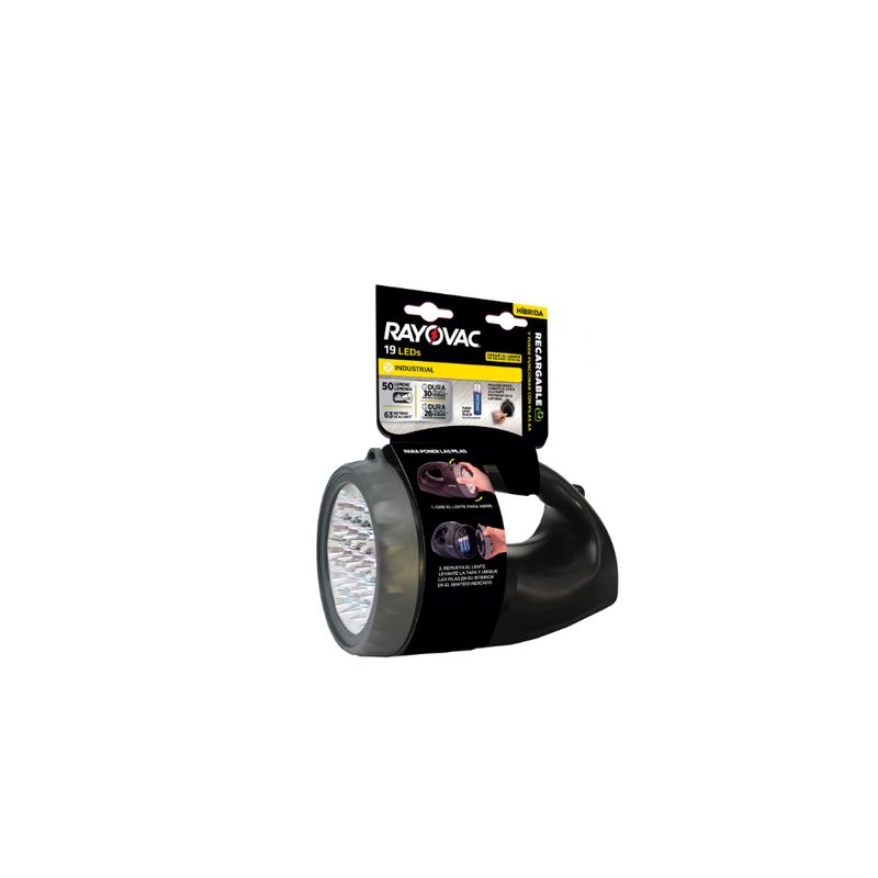 RAYOVAC - FOCO RECARGABLE LED 19 LED RAYOVAC