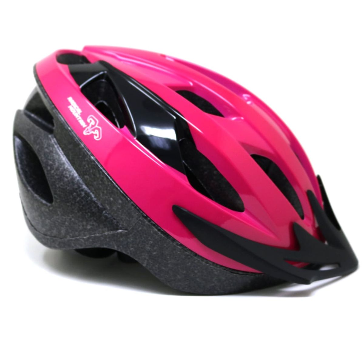 RADICAL MOUNTAIN - Casco Radical Mountain MTB NT Con Luz Fucsia Negro M 56-57cm